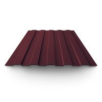 Профнастил окрашенный С8 0,5х1150(1200)х2000 RAL 3005 винно-красный Уценка