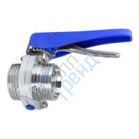 Затвор дисковый р/р ДУ 20 DIN AISI 304 EPDM